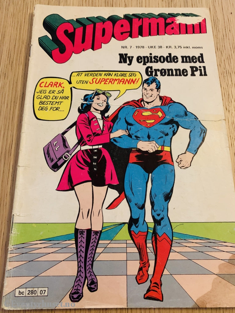 Supermann. 07/1978. Tegneserieblad