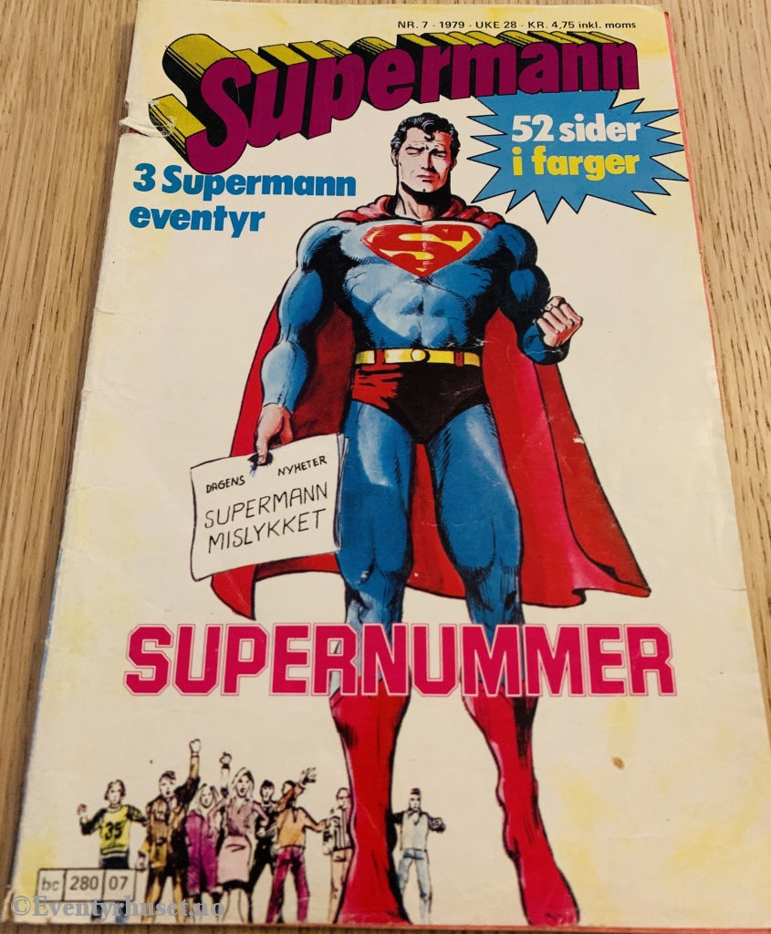 Supermann. 07/1979. Tegneserieblad