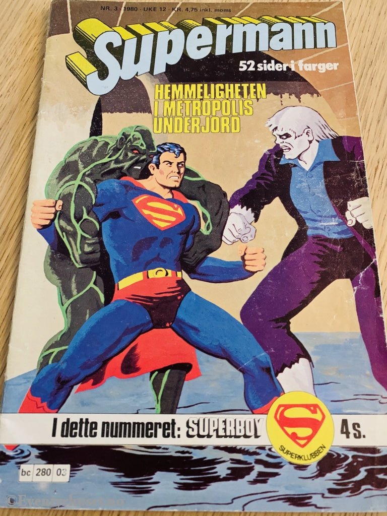 Supermann. 1980/03. Tegneserieblad