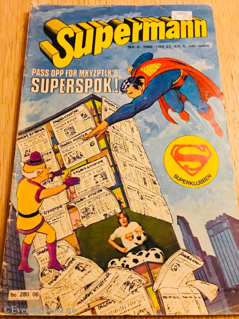 Supermann. 1980/06. Tegneserieblad