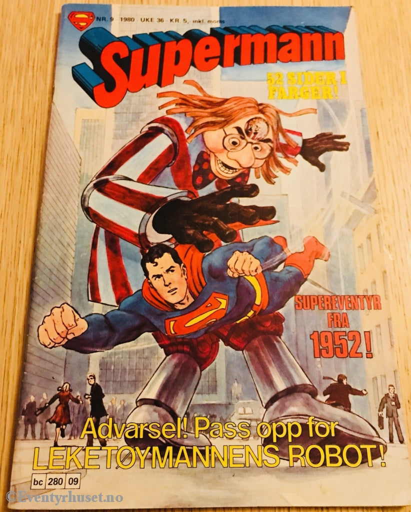Supermann. 1980/09. Tegneserieblad