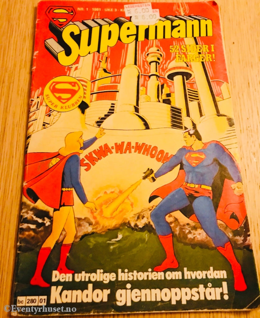 Supermann. 1981/01. Tegneserieblad