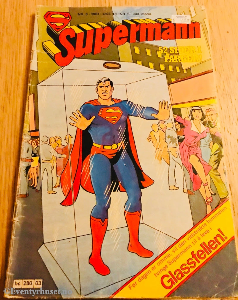 Supermann. 1981/03. Tegneserieblad