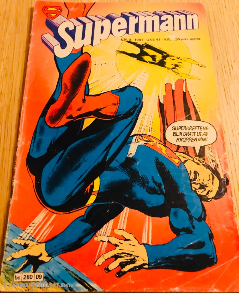 Supermann. 1981/09. Tegneserieblad