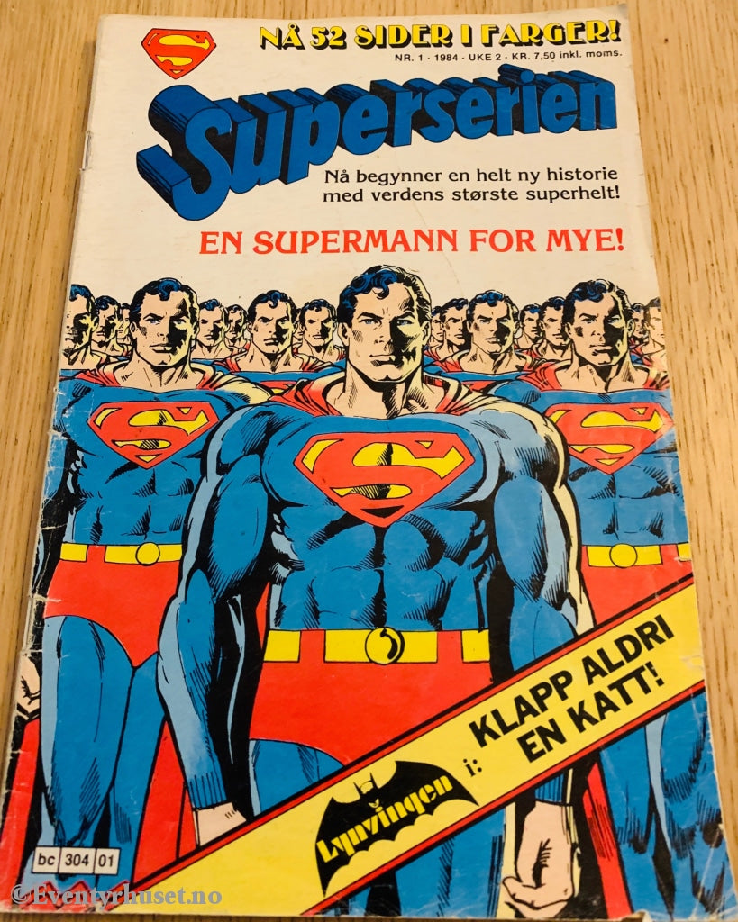 Supermann. 1984/01. Tegneserieblad