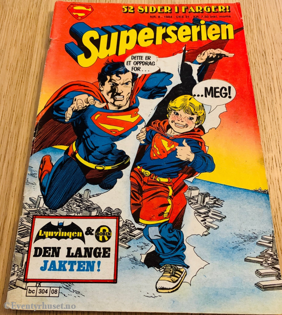 Supermann. 1984/08. Tegneserieblad