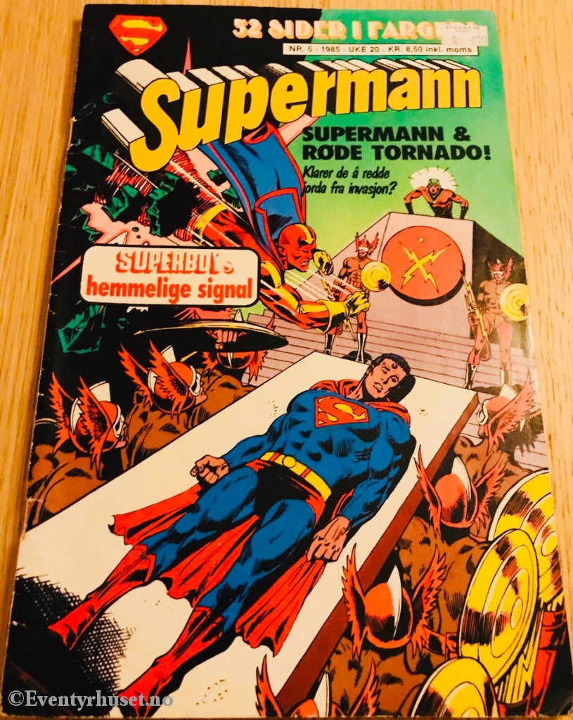 Supermann. 1985/05. Tegneserieblad