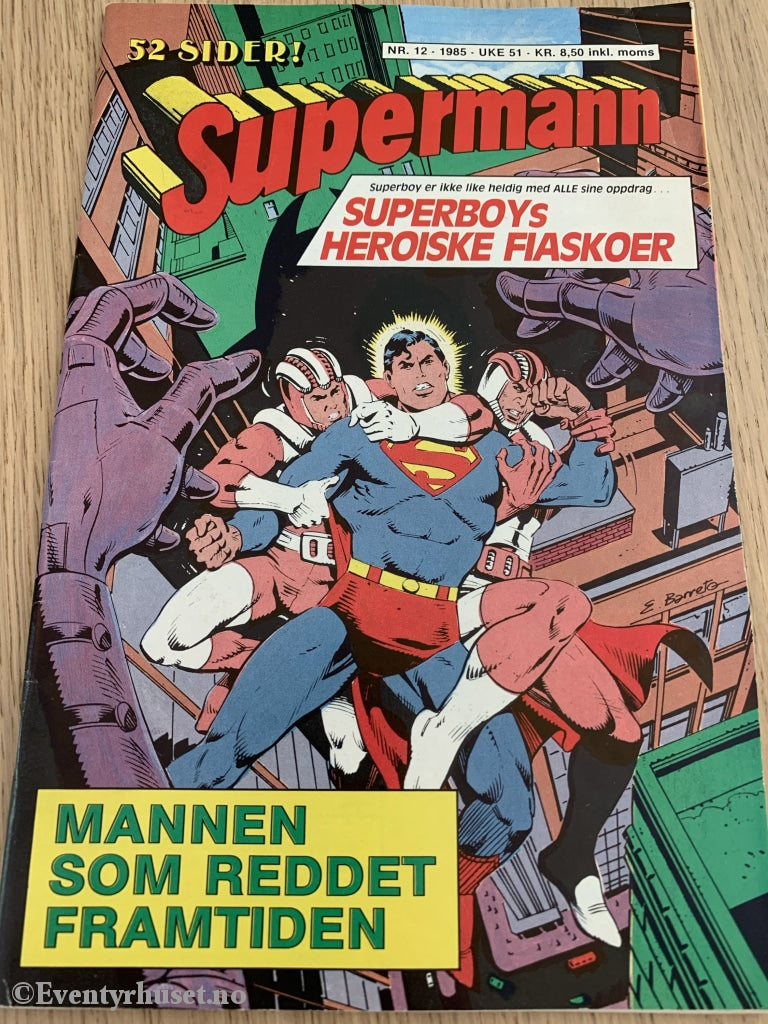 Supermann. 12/1985. Tegneserieblad