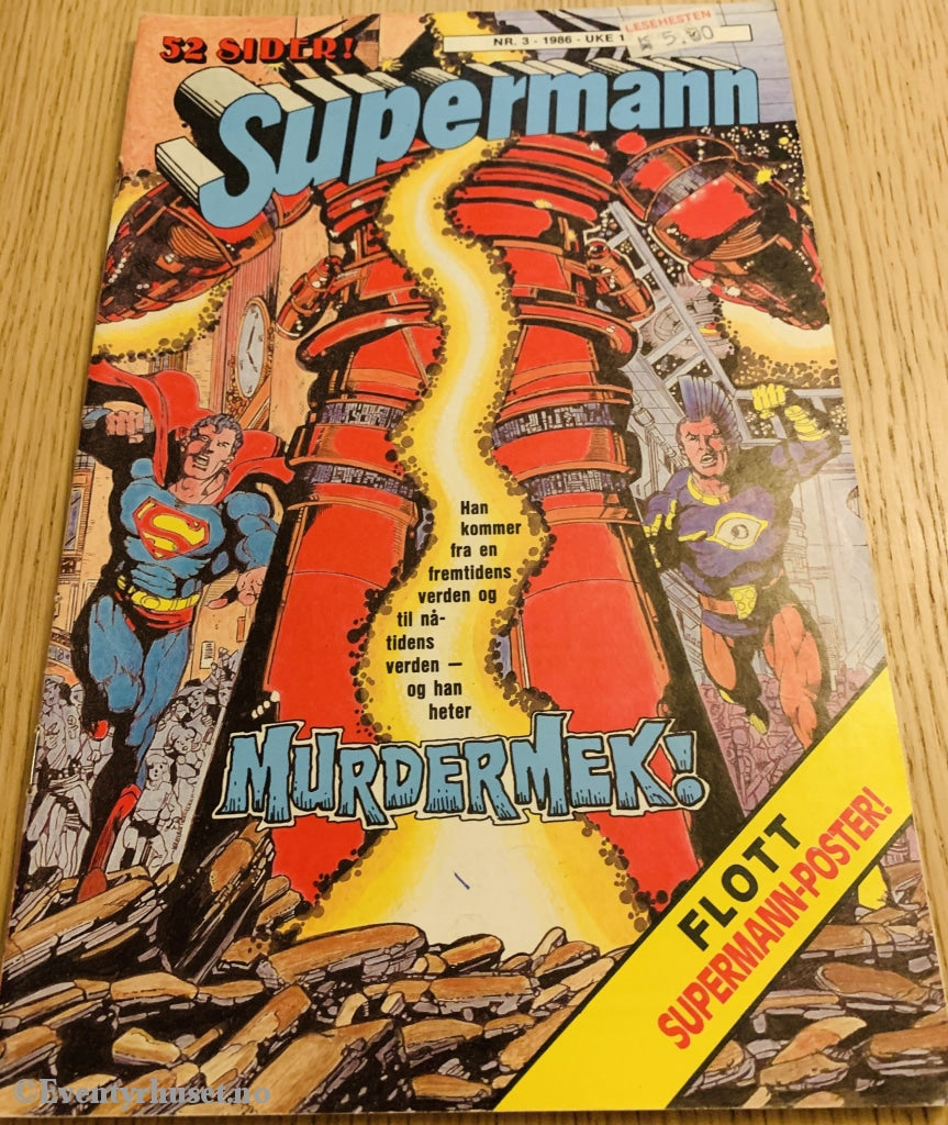 Supermann. 1986/03. Tegneserieblad