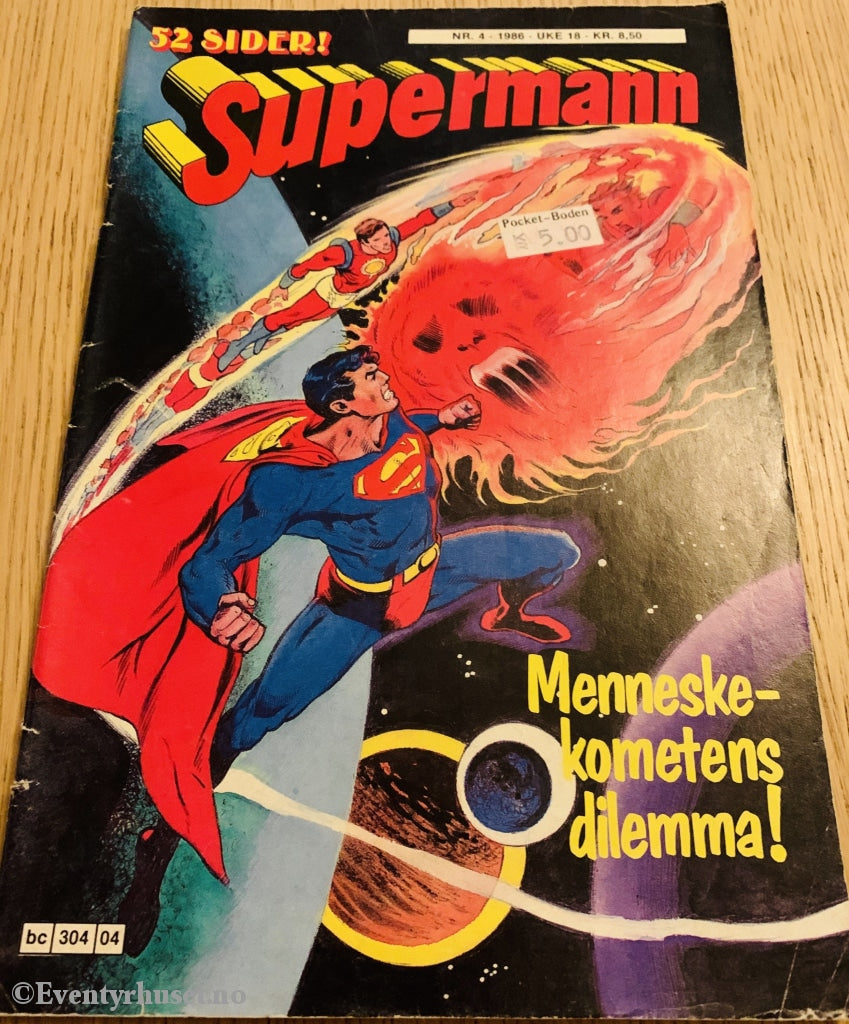 Supermann. 1986/04. Tegneserieblad