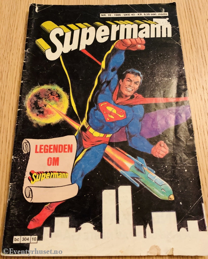 Supermann. 1986/10. Tegneserieblad