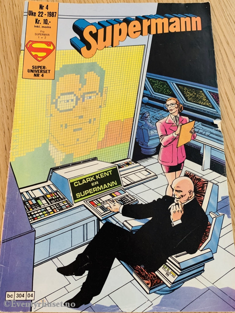 Supermann. 1987/04. Tegneserieblad