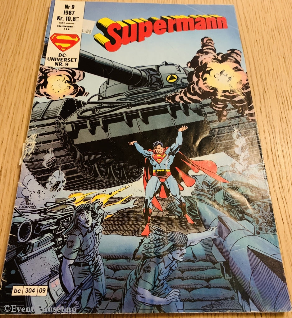 Supermann. 1987/09. Tegneserieblad