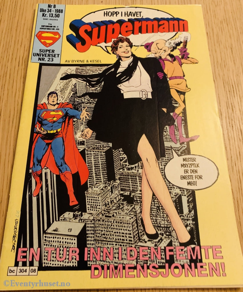 Supermann. 1988/08. Tegneserieblad
