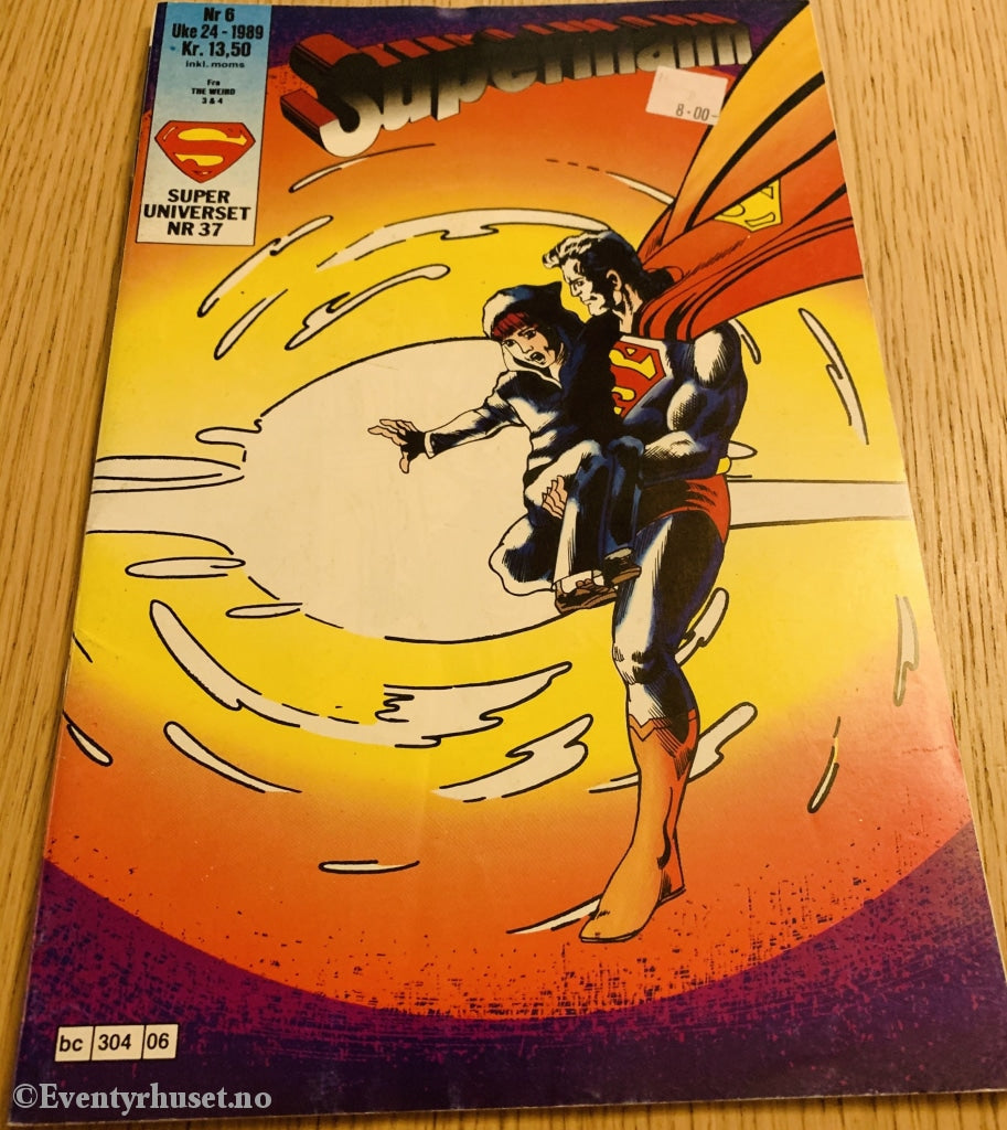 Supermann. 06/1989. Tegneserieblad