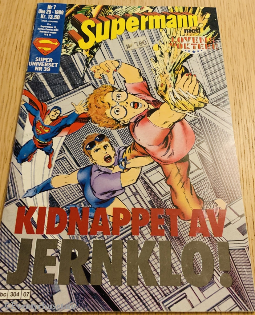 Supermann. 07/1989. Tegneserieblad