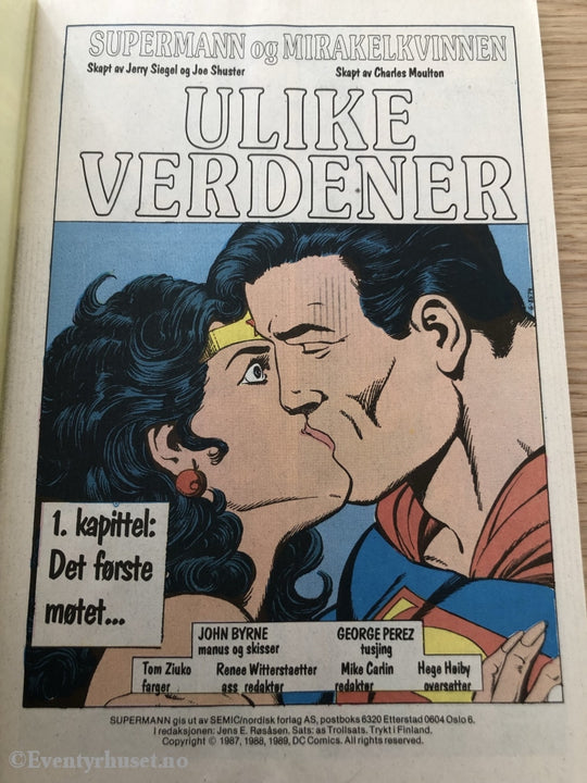 Supermann Nr. 10 1989. Tegneserieblad
