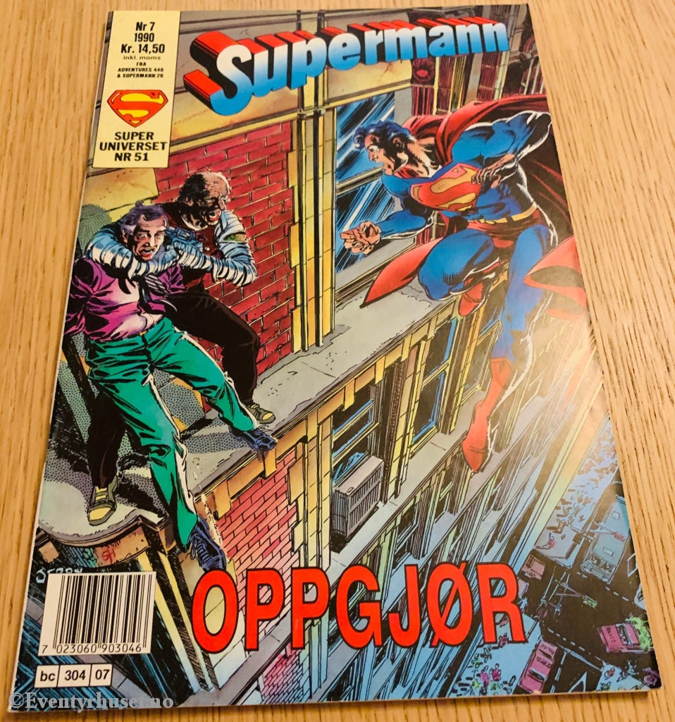 Supermann. 1990/07. Tegneserieblad