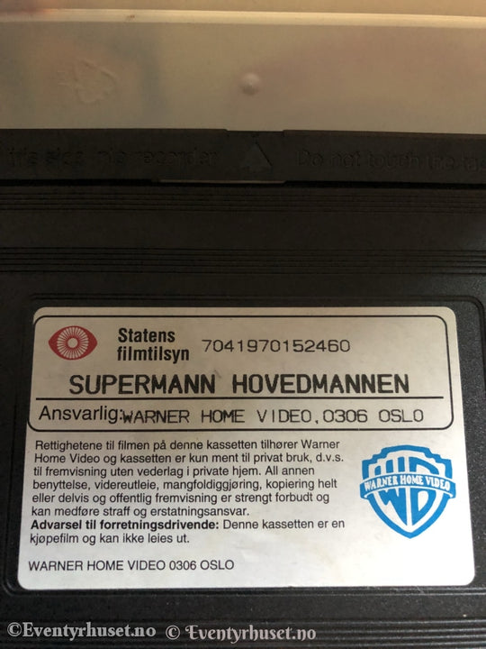 Supermann. Hovedmannen. 1997. Vhs. Vhs