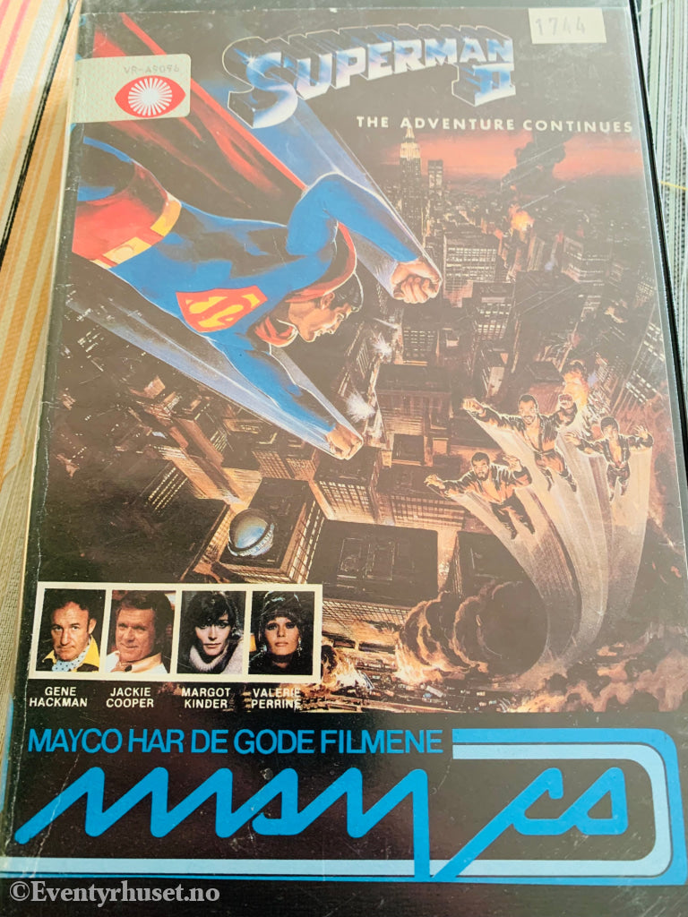 Supermann Ii. 1980. Vhs Big Box. Box