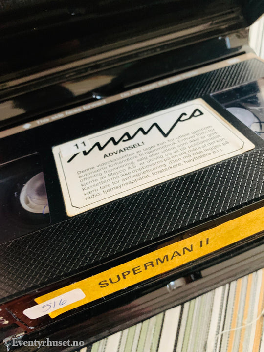 Supermann Ii. 1980. Vhs Big Box. Box