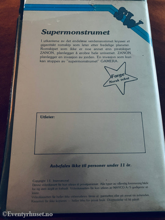 Supermonstrumet. VHS Big Box.