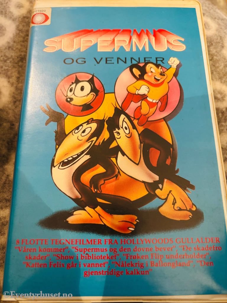 Supermus og venner. VHS Big Box. VHS Big Box