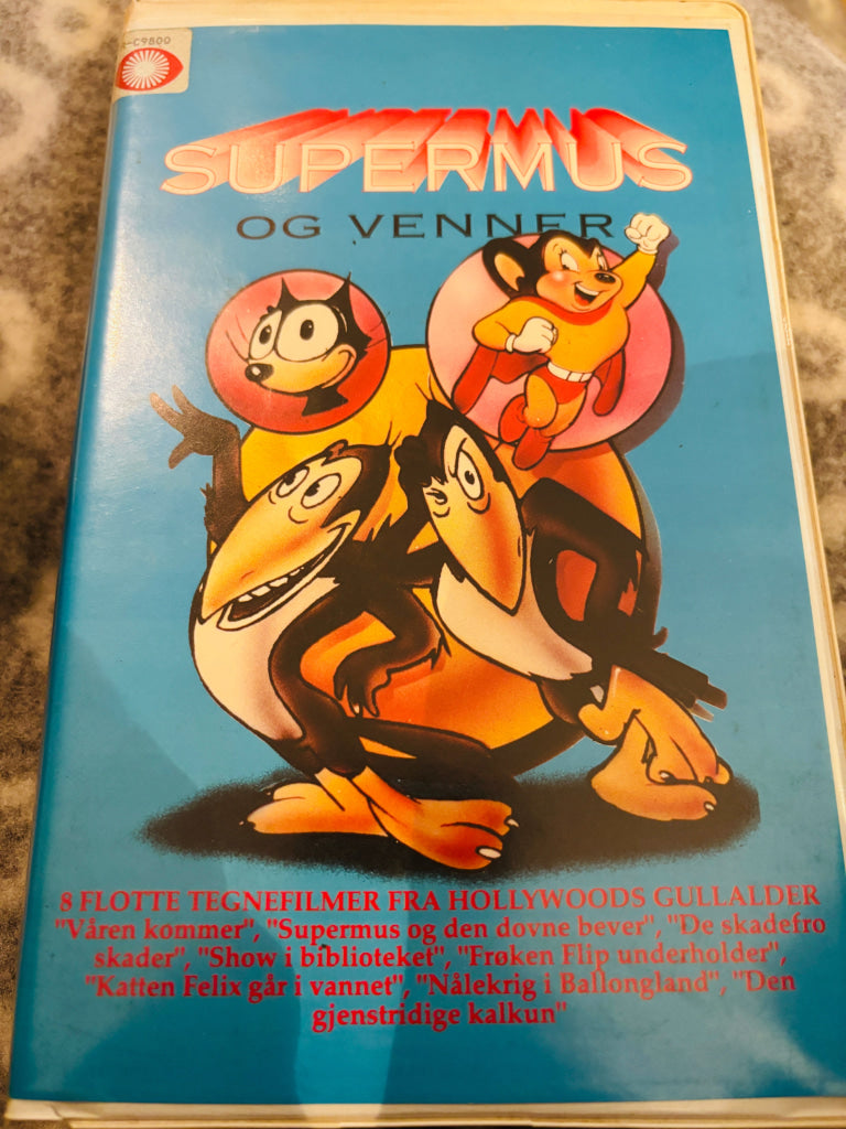 Supermus og venner. VHS Big Box. VHS Big Box