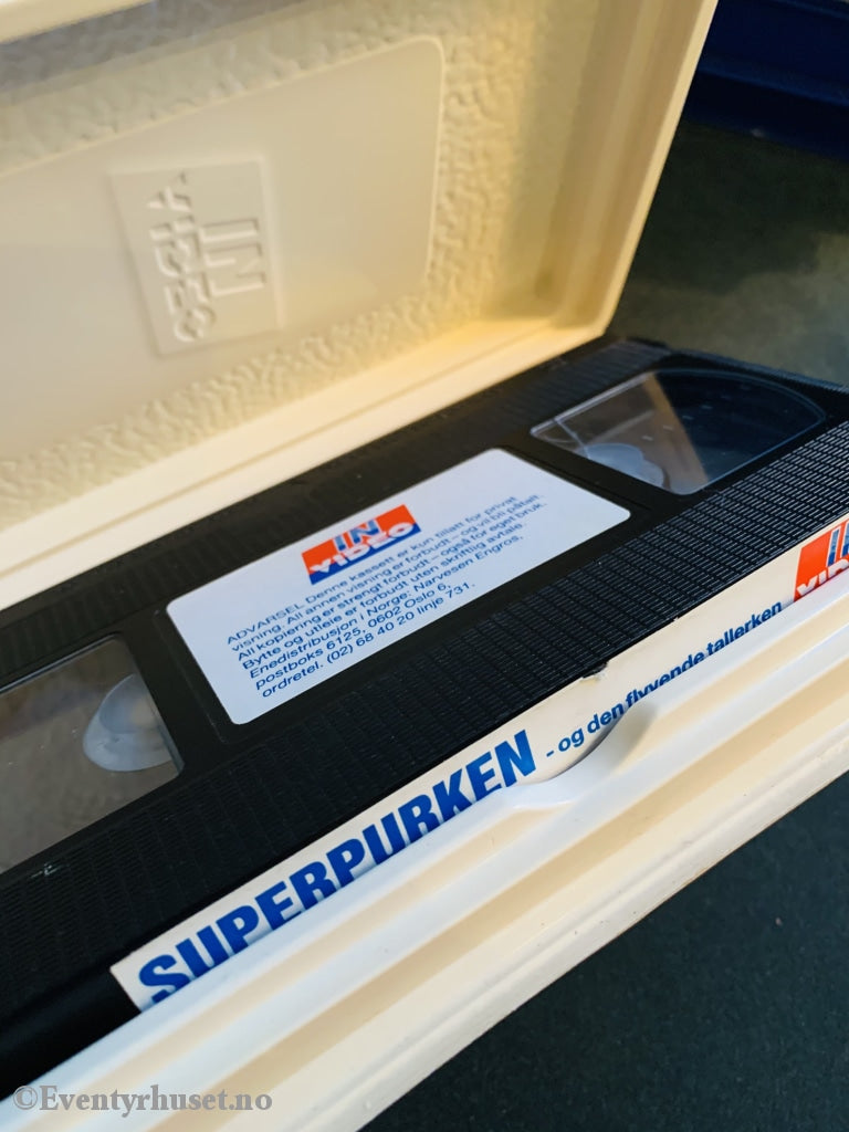 Superpurken - Og Den Flyvende Tallerken. 1982. Vhs Big Box.