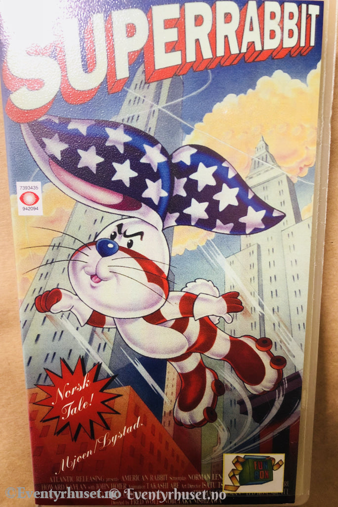 Superrabbit. Mjøen/lystad. Vhs. Vhs