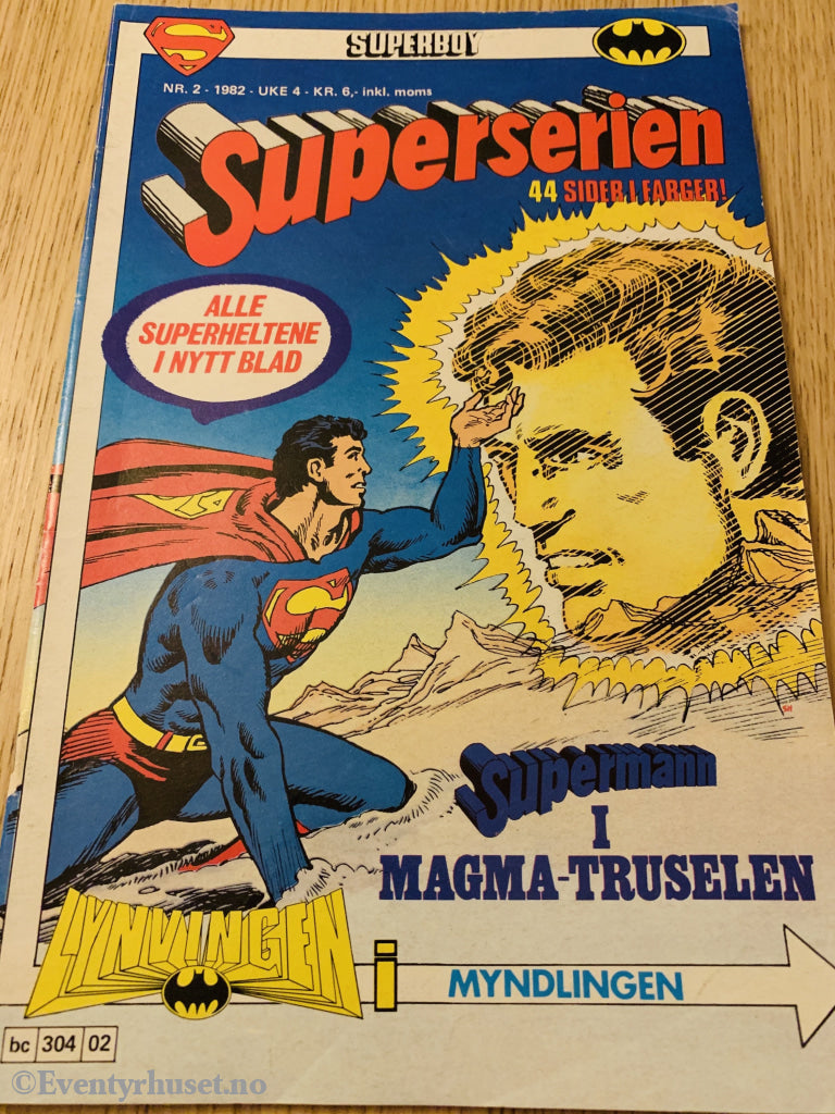 Superserien. 1982/02. Tegneserieblad