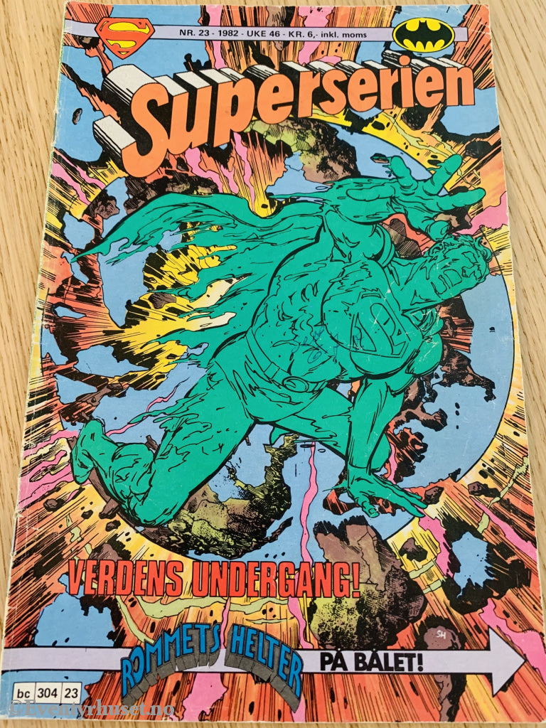 Superserien. 23/1982. Tegneserieblad