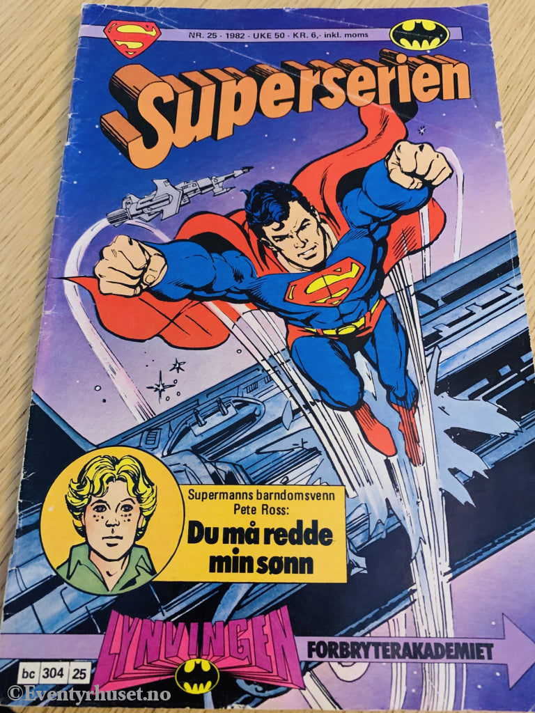 Superserien. 1982/25. Tegneserieblad