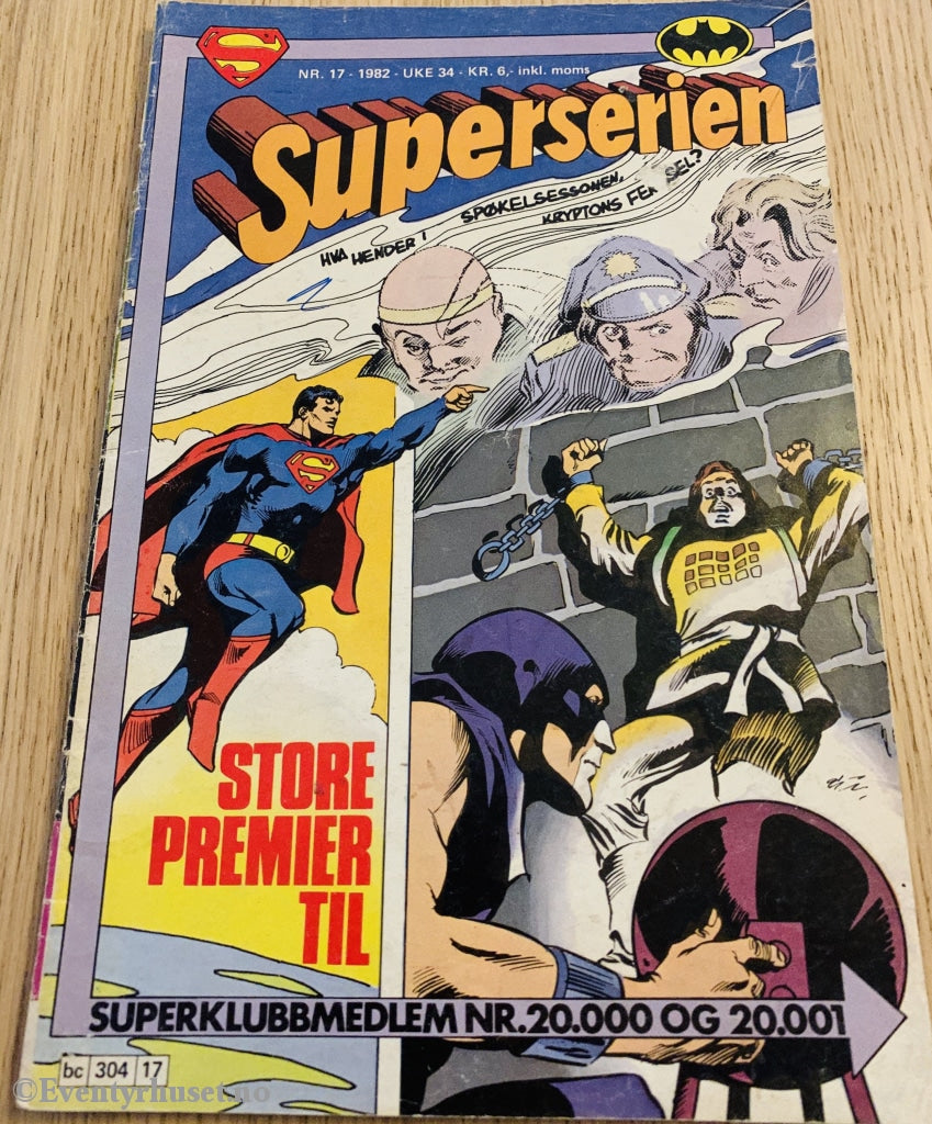Superserien. 1982/17. Tegneserieblad
