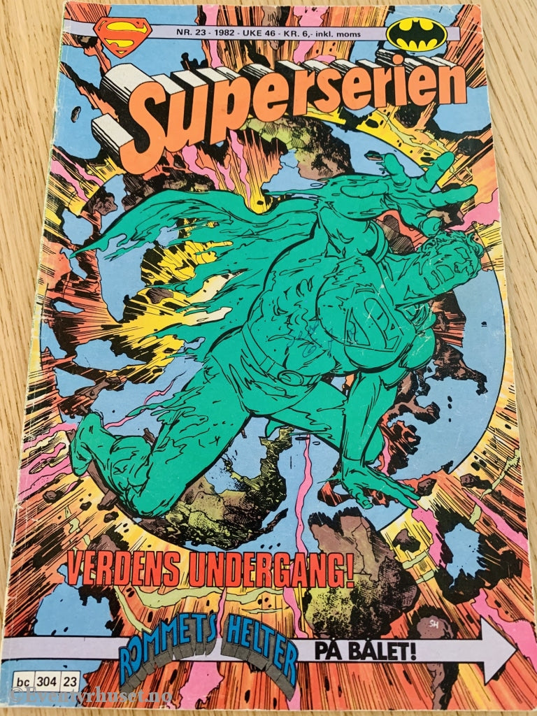 Superserien. 23/1982. Tegneserieblad