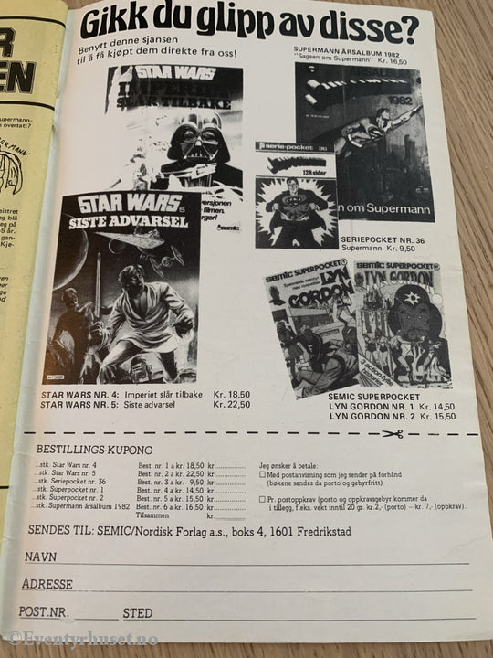 Superserien. 23/1982. Tegneserieblad
