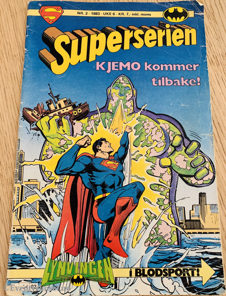 Superserien. 02/1983. Tegneserieblad