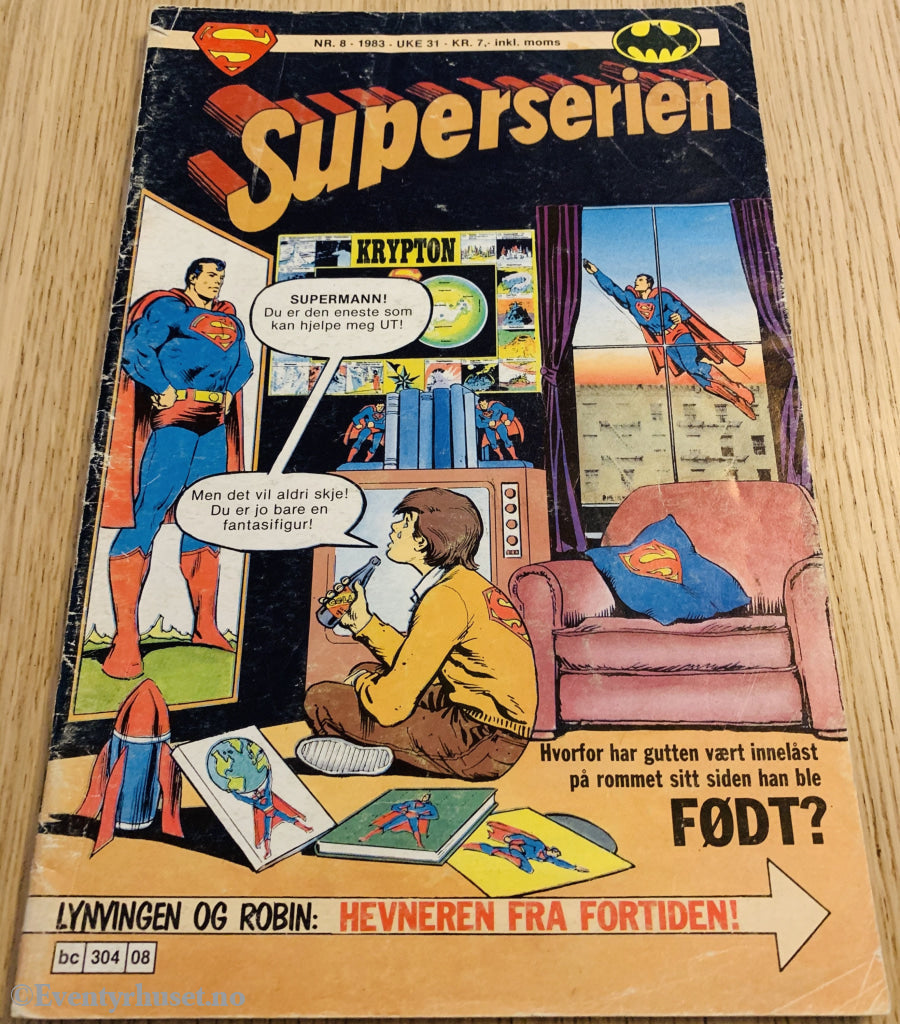 Superserien. 1983/08. Tegneserieblad