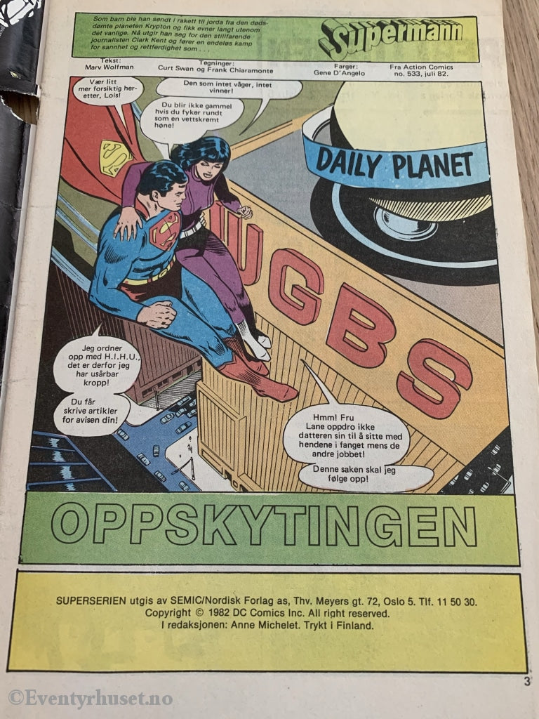 Superserien. 05/1983. Tegneserieblad