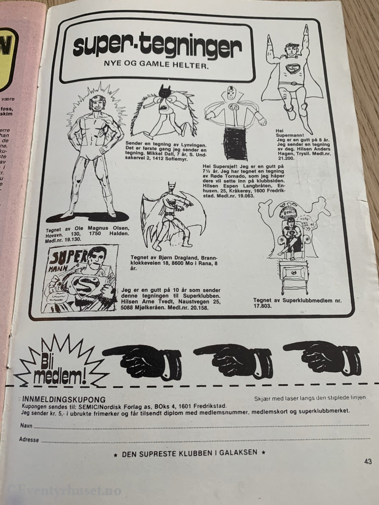 Superserien. 12/1983. Tegneserieblad