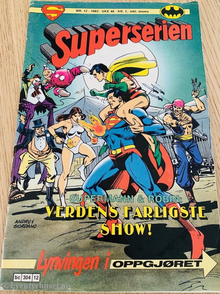 Superserien. 12/1983. Tegneserieblad