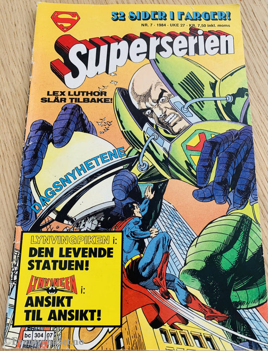 Superserien. 07/1984. Tegneserieblad