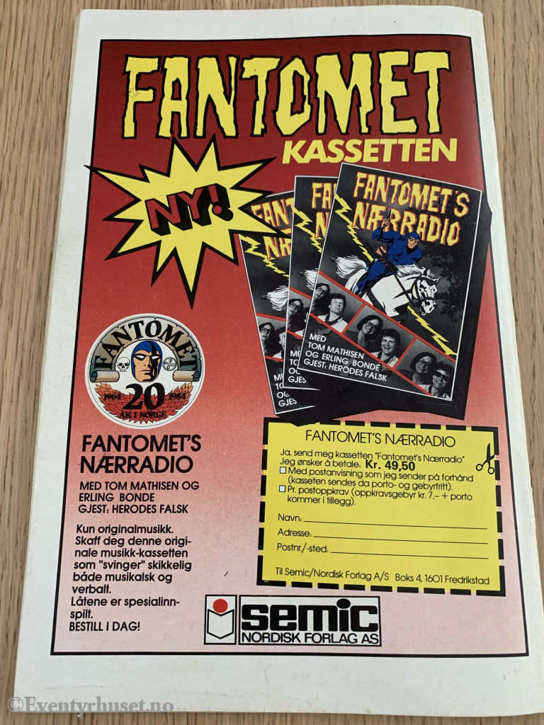 Superserien. 10/1984. Tegneserieblad