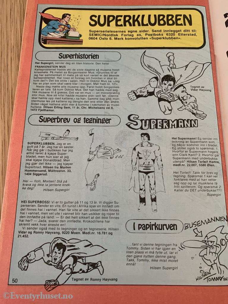 Superserien. 1984/11. Tegneserieblad