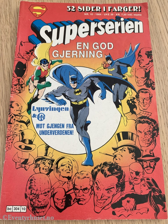 Superserien. 10/1984. Tegneserieblad