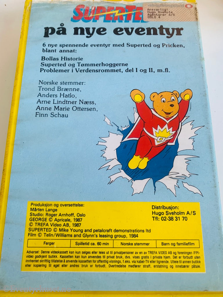 Superted. 1984. Superted 04 - På Nye Eventyr. Vhs Big Box. Box