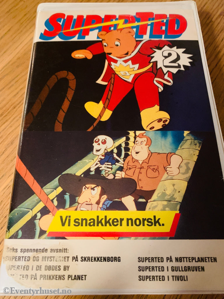SuperTed. 1985. SuperTed 02. VHS Big Box. VHS Big Box
