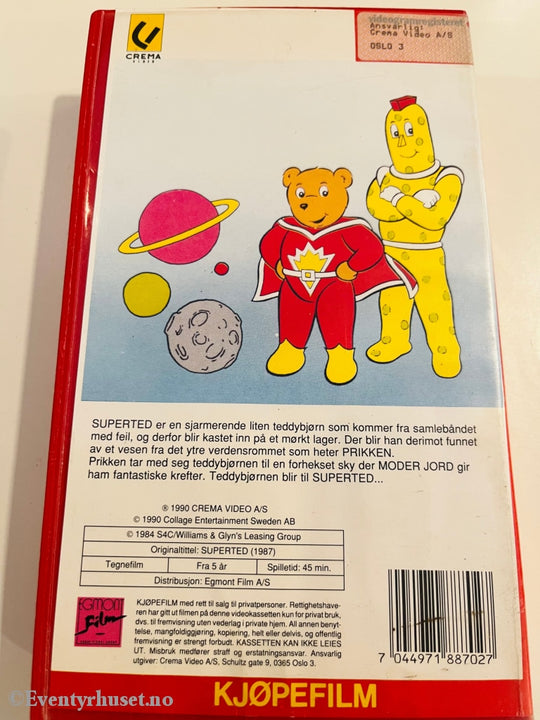 Superted. 1987. Superted 01. Vhs. Vhs