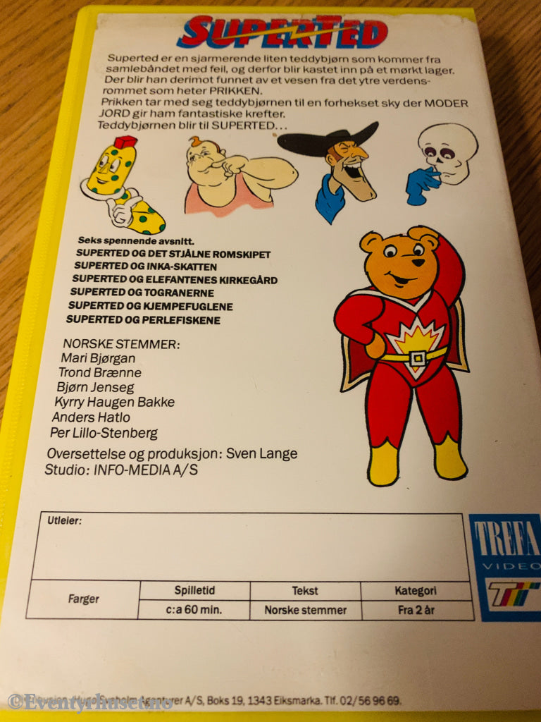 SuperTed. Vol. 01. VHS Big Box. VHS Big Box