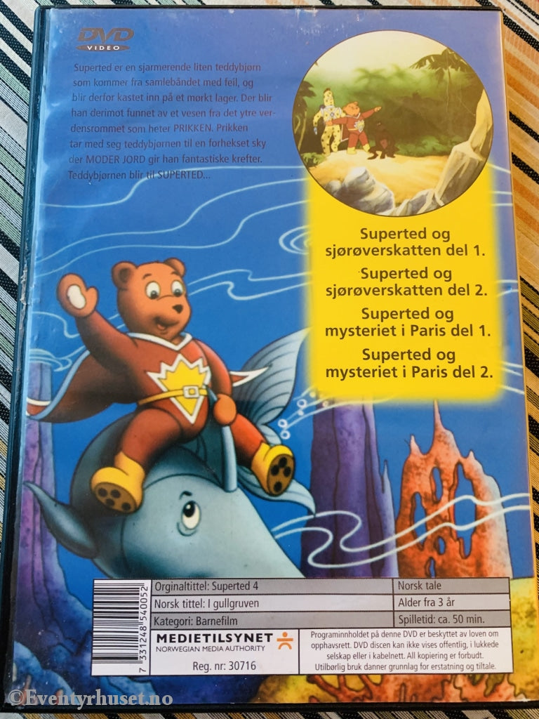 Superted Vol. 4. Og Sjørøverskatten. Dvd. Dvd